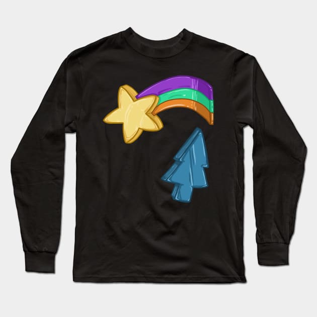 Gravity Falls Long Sleeve T-Shirt by Khalico